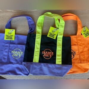 Halloween Trader Joe's Reusable Mini Tote Bags Set